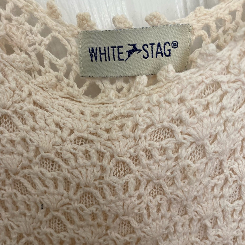 White Stag Crochet Tanktop - Picture 2 of 3